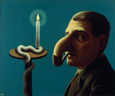 René Magritte, ‘La Lampe philosophique’, 1936