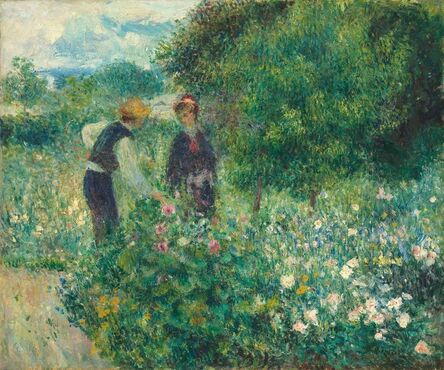 Pierre-Auguste Renoir, ‘Picking Flowers ’, 1875