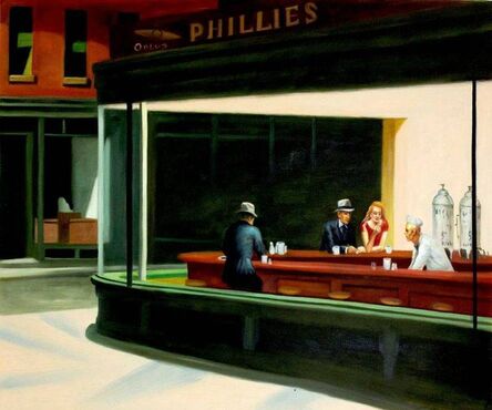 Edward Hopper, ‘Nighthawks’, 21st Century