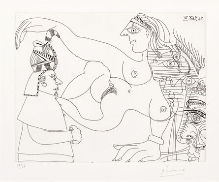 Pablo Picasso, ‘Egyptien et Femmes, from 347 Series’, 1968