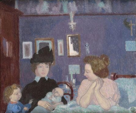 Maurice Denis, ‘Visite dans la chambre violette’, 1899