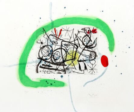 Joan Miró, ‘Preparatifs d'Oiseau IV (Dupin 368)’, 1963