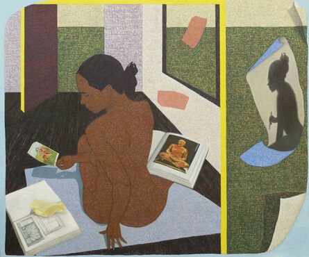 Mequitta Ahuja, ‘Performing Painting: A Real Allegory of Her Studio’, 2015