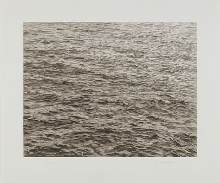Vija Celmins, ‘Ocean with Cross #1’, 2005