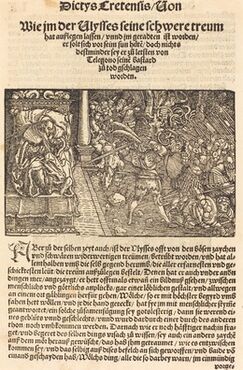 Hans Weiditz, II, ‘Page from Troianischen Kreig - Ausberg’, 1536