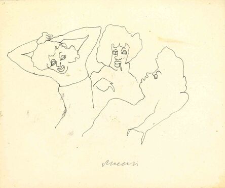 Mino Maccari, ‘Seductive Women’, 1950s