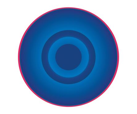 Ruth Adler, ‘Blue Circle with Red Ring’, 2020