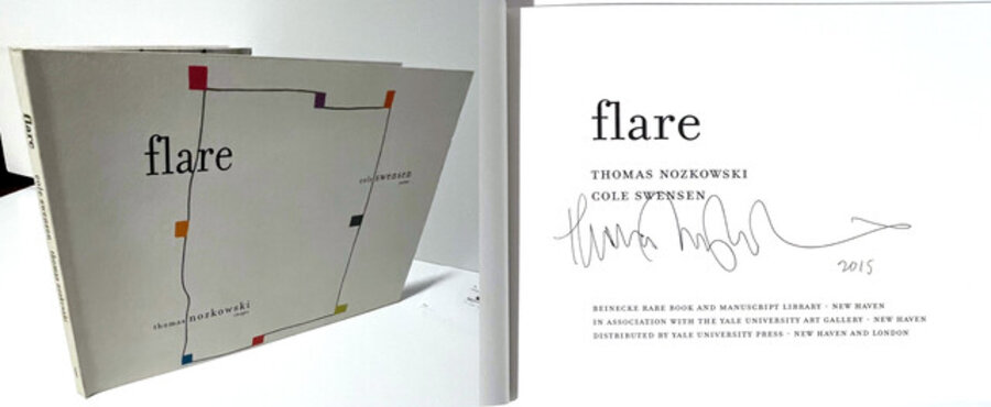 Flare: Thomas Nozkowski Images (hand signed by Thomas Nozkowski)