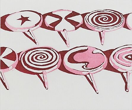 Wayne Thiebaud, ‘Little Red Suckers’, 1971/2014