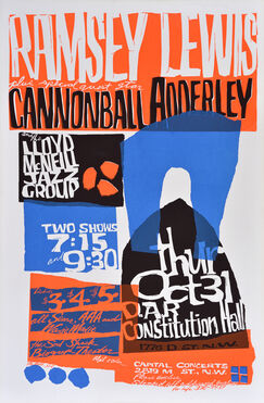 Lloyd McNeill, Lou Stovall, ‘Ramsey Lewis & Cannonball Adderley at DAR/Constitution Hall’, 1968