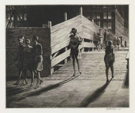 Martin Lewis, ‘Fifth Avenue Bridge’, 1928