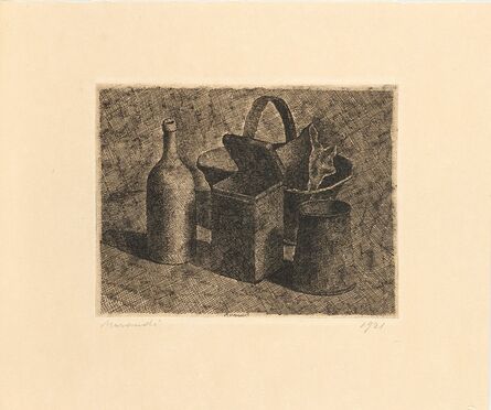 Giorgio Morandi, ‘Natura morta con il cestino del pane’, 1921