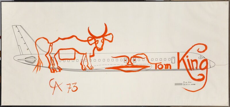 Alexander Calder, ‘Untitled’, 1973, Other, Gouache on engineering drawing, Heritage Auctions