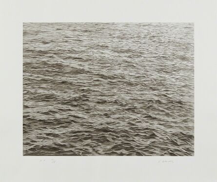 Vija Celmins, ‘Ocean with Cross #1’, 2005