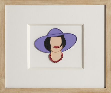 Tom Wesselmann, ‘Monica with a Purple Hat’, 1985