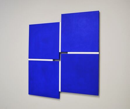 Tineke Porck, ‘Shifts 242020, 4-parts blue-white’, 2020