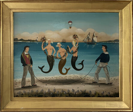 Ralph Eugene Cahoon, Jr., ‘Sailors Jumping Rope with Mermaids’, Unknown