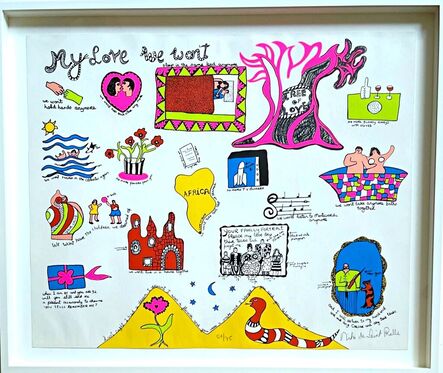 Niki de Saint Phalle, ‘My Love We Wont’, 1968
