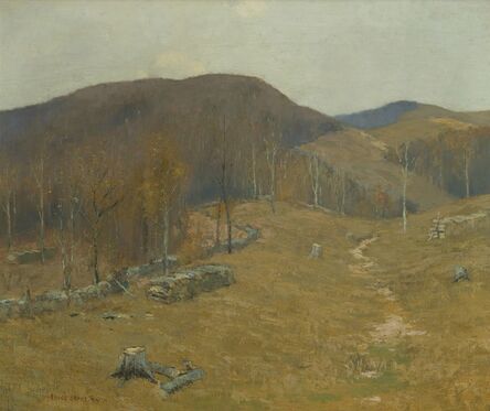Bruce Crane, ‘Autumn Hills’, 1857-1837