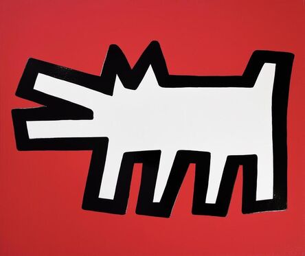 Keith Haring, ‘Icons (B) - Barking Dog’, 1990