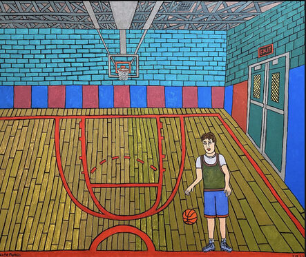 Nate Plotkin, ‘Basketball Court’, 2022
