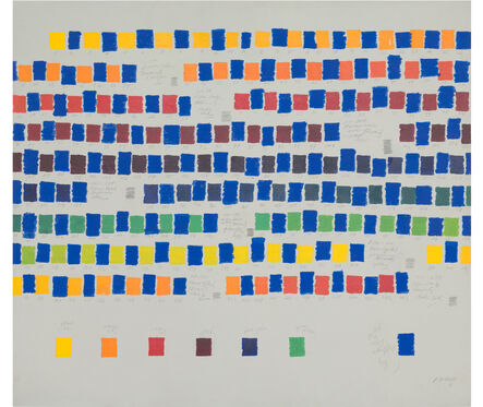 Osvaldo Romberg, ‘All the colors interpolated by blue’, 1981