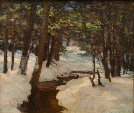 Walter Nettleton, ‘A Woodland Brook’, ca. 1910