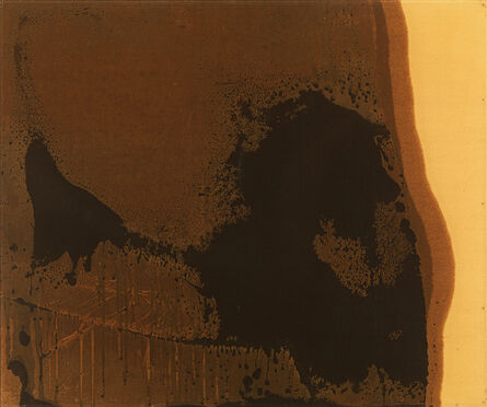 Helène Aylon, ‘Pouring Formations: Oval Form With Elongated Shape’, 1977