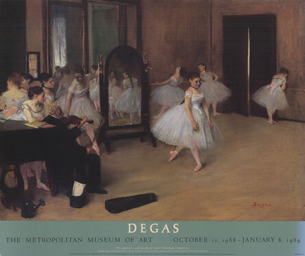 Edgar Degas, ‘Dance Class’, 1988