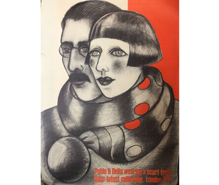 Delia Cancela, ‘Afiche de campaña de la marca inglesa Pablo & Delia’, 1971