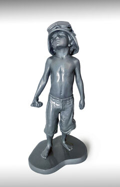 Schoony, ‘1/3 Scale Prismatic Boy Soldier’, 2019