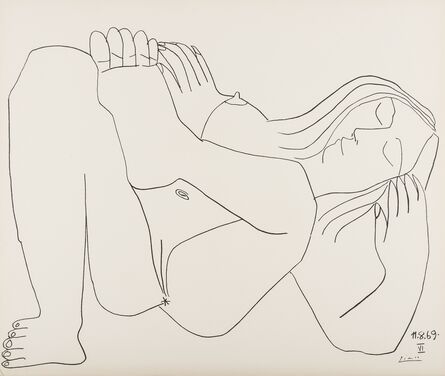 Pablo Picasso, ‘Femme Nue, 11.8.69, no. VI’, 1969