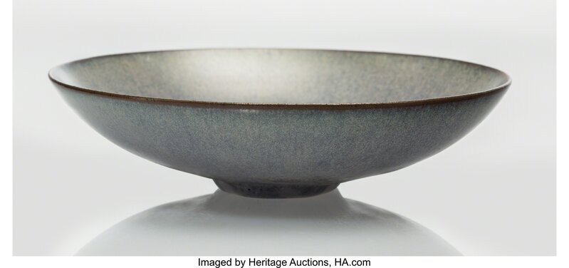 Gertrud Natzler, ‘Periwinkle Blue Bowl’, circa 1950, Design/Decorative Art, Glazed ceramic, Heritage Auctions