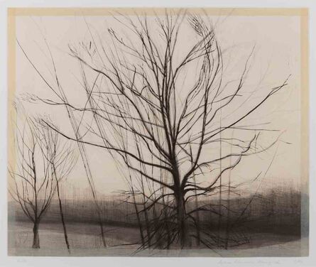 Sylvia Plimack Mangold, ‘The Pin Oak at The Pond’, 1986