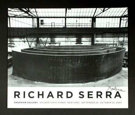 Richard Serra, ‘Wake Blindspot Catwalk Vice-Versa’, 2003