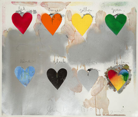 Jim Dine, ‘Eight Hearts’, 1970