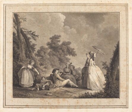 Heinrich Guttenberg after Nicolas Lavreince, ‘Le mercure de France’, 1784