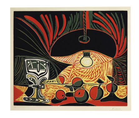 Pablo Picasso, ‘Nature Morte au Verre sous La Lampe’, 1962