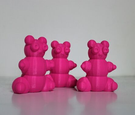 Andrew Cameron Zahn, ‘Pink Bear Triptych’, 2015