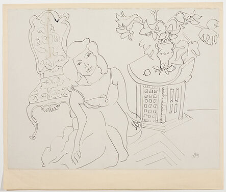 Henri Matisse, ‘Girl in an Interior’, 1941