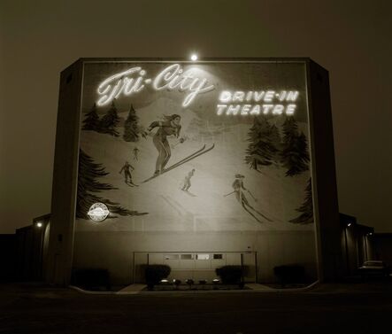 Steve Fitch, ‘Drive-in theater, Highway I-10, Loma Linda, California; 1974’, 1974