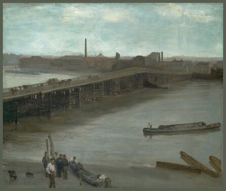 James Abbott McNeill Whistler, ‘Brown and Silver: Old Battersea Bridge’, 1859-1863