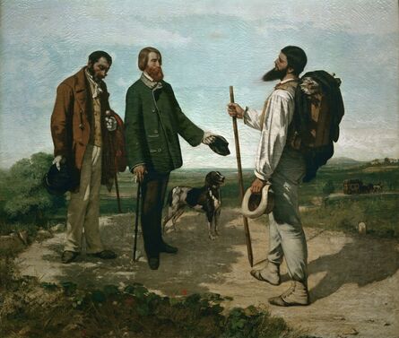 Gustave Courbet, ‘The Encounter (Bonjour, M. Courbet)’, 1854