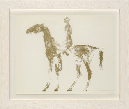 Elisabeth Frink, ‘Small Horse and Rider [Wiseman 40]’, 1970