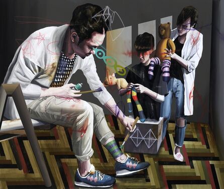 Shih Yung Chun, ‘Striped Socks ’, 2015