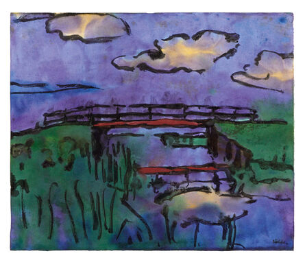 Emil Nolde, ‘Clouds above the marshland’, 1920