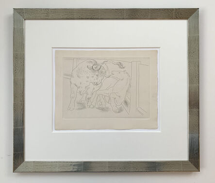 Pablo Picasso, ‘Taureau et Cheval dans l'Arène’, 1929