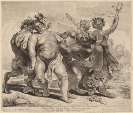 Jonas Suyderhoff after Sir Peter Paul Rubens, ‘Drunkenness of Bacchus’