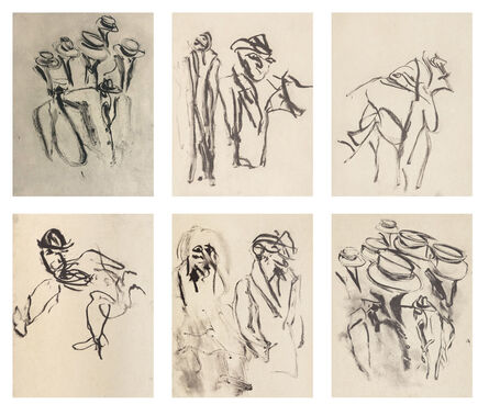 Willem de Kooning, ‘Poems by Frank O'Hara, Limited Editions Club’, 1988