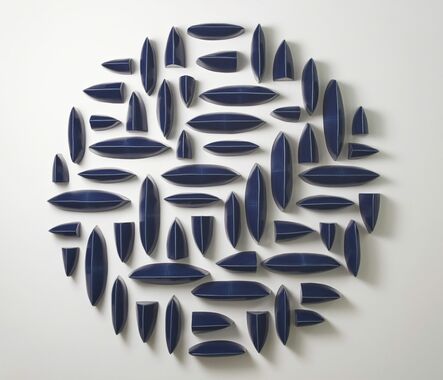 Maren Kloppmann, ‘Wall Pillows Blue Circle II’, 2017